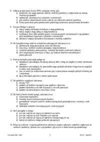 Pytania testowe z egzaminu