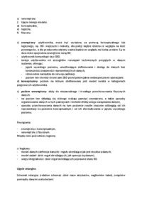 Wykład - Sposoby traktowania BD