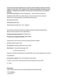 Wykład - ekonomia matematyczna