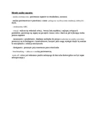 Metody analizy zapasów - wykład