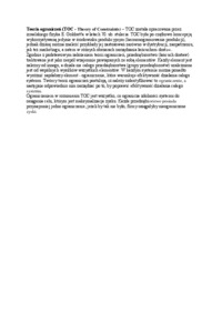 Teoria ograniczeń- opracowanie
