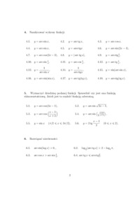 Funkcje cyklometryczne - wykład