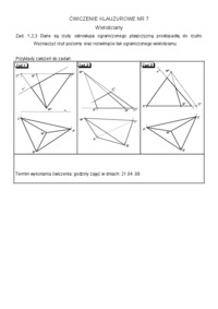 Ćwiczenia - Wielościany