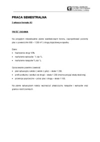 Praca semestralna - wykład 