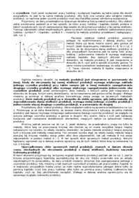 Wybór optymalnej metody produkcji - wykład