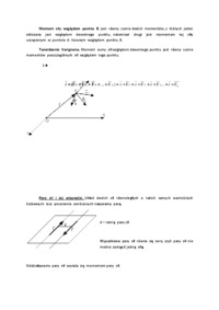 Wykład - Moment siły względem osi