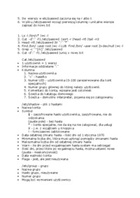 Ćwiczenia - Systemy operacyjne i sieci - standardowe wejście