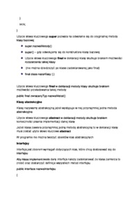 Wykład - Dziedziczenie class