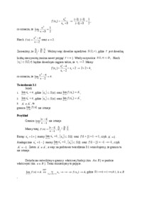 Ćwiczenia - Granica funkcji w punkcie