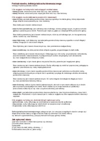 Podział stawów, definicja łańcucha kinematycznego - wykład