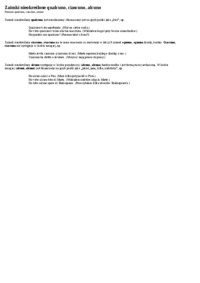 Zaimki nieokreślone qualcuno, ciascuno, alcuno - wykład
