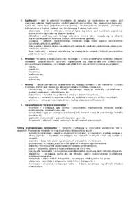 Definicja minerałów - wykład