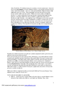 Ruchy górotwórcze - wykład