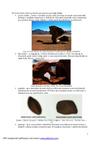 Wykład - rzeźbotwórcza działalność wiatru