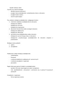 zarządzanie strategiczne