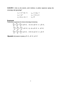 Równania równowagi wewnętrznej - omówienie