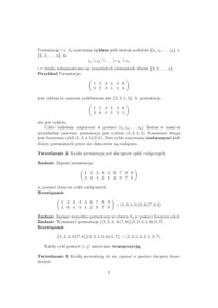 permutacje - omówienie