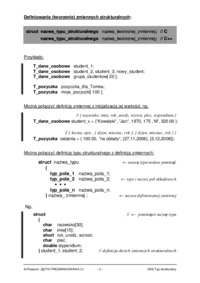 Wykład (7) - Zmienna wskaźnikowa