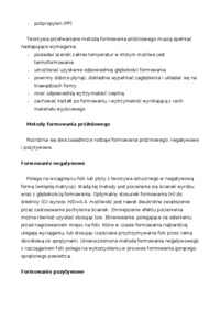 Termoformowanie - omówienie