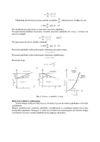 Kinematyka i dynamika punktu i ciała sztywnego