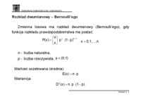 Statystyka matematyczna i planowanie - Wykład 3