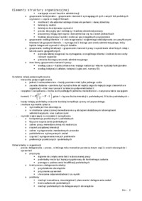 Elementy struktury organizacyjnej