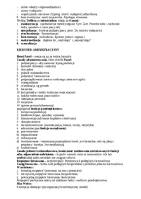 Kierunki w zarządzaniu