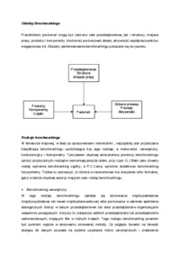 Pojęcie benchmarkingu