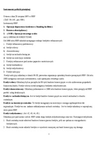 Pieniądz i finanse - wykład