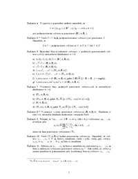 Zestaw zadań  - Przestrzeń liniowa
