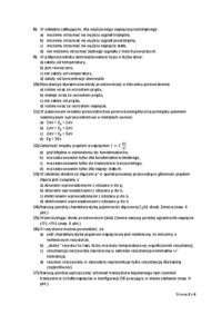 elementy elektroniczne - Egzamin 2010