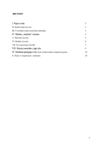 Etyka w organizacji - referat (ćwiczenia)