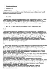 Polityki europejskie - zagadnienia wstępne