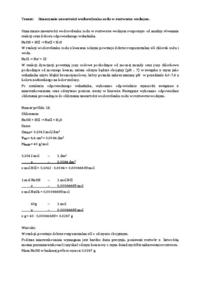 Ocznaczanie zawartości NaOH i C2H4O2 w roztworze wodnym