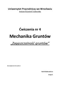 L3 - zagęszczalność gruntów 