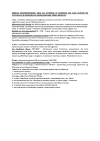 RODZAJE ARCHITEKTONICZNE ORAZ ICH WYSTROJE W RAWENNIE- Wykład