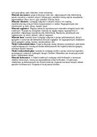 Minerały występujące w skałach osadowych - notatki z lekcji geologii