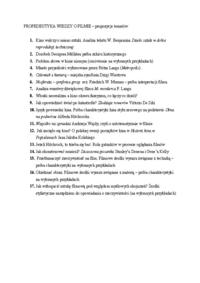 propozycje tematów propedeutyka