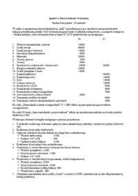 Rachunkowość finansowa egzamin Alfa