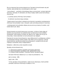 Negocjacje - Proces komunikacji