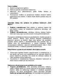 Metody restrukturyzacji finansowej przedsiębiorstw przez ban