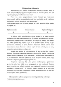 Zdrowie psychiczne a tendencyjności myślenia