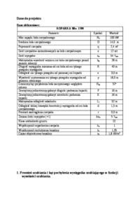 Analiza technologiczna pracy koparki kołowej - projekt