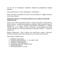 Statystyka i demografia - wykład