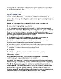 Systematyka kodeksu, odesłania, sąd, strony postępowania, rozstrzygnięcia
