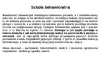 Ujęcie behawioralne strategii