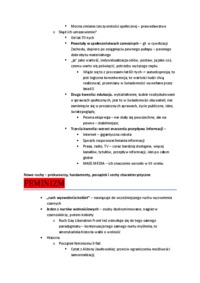 Ruchy kontrkultury - notatki z zajęć