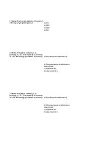 Test z ekonometrii - weryfikacja modelu
