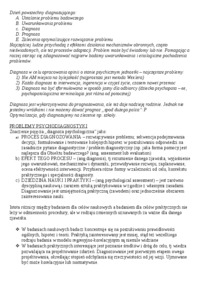 Wprowadzenie do diagnostyki psychologicznej - wykłady