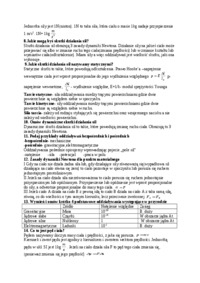 Opracowanie pytań na egzamin z fizyki